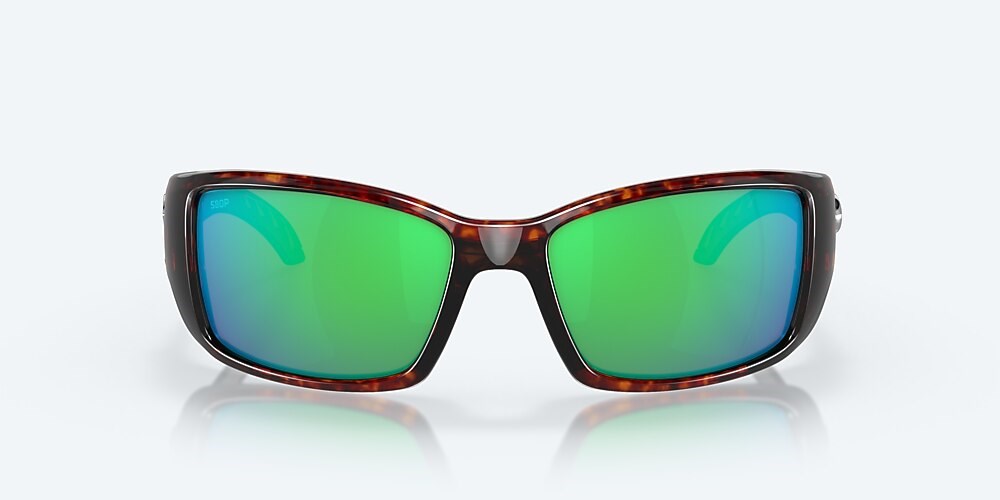 Costa Del Mar Blackfin - Tortoise - Green Mirror Polarized Polycarbonate (580P)
