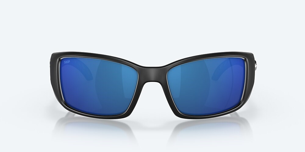 Costa Del Mar Blackfin - Matte Black - Blue Mirror Polarized Polycarbonate (580P)