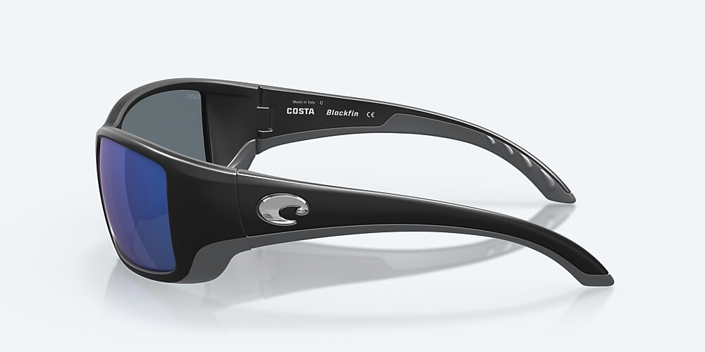 Costa Del Mar Blackfin - Matte Black - Blue Mirror Polarized Polycarbonate (580P)