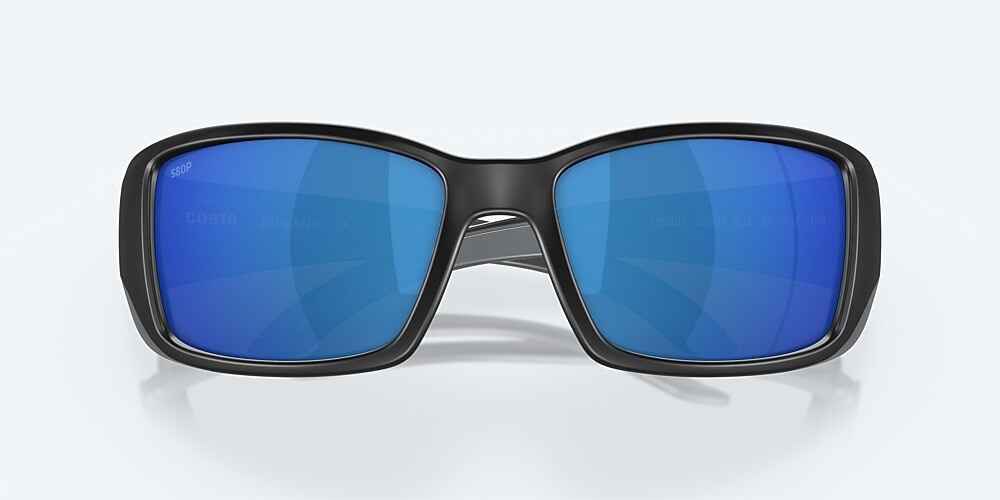 Costa Del Mar Blackfin - Matte Black - Blue Mirror Polarized Polycarbonate (580P)