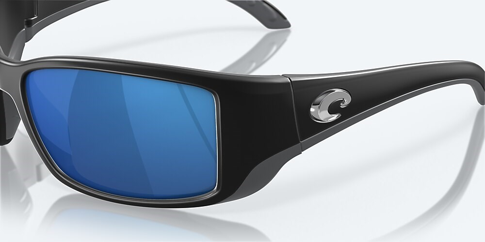 Costa Del Mar Blackfin - Matte Black - Blue Mirror Polarized Polycarbonate (580P)