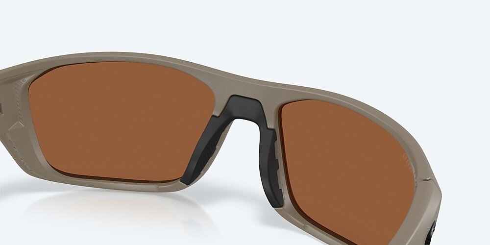 Costa Del Mar Whitetip PRO - Matte Sand - Copper Silver Mirror Polarized Glass (580G)