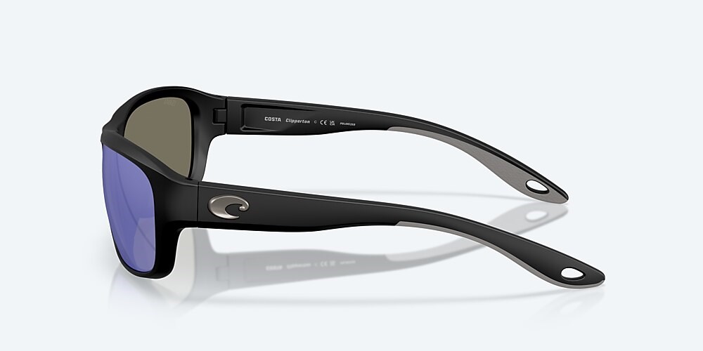 Costa Del Mar Clipperton - Matte Black - Blue Mirror Polarized Glass (580G)