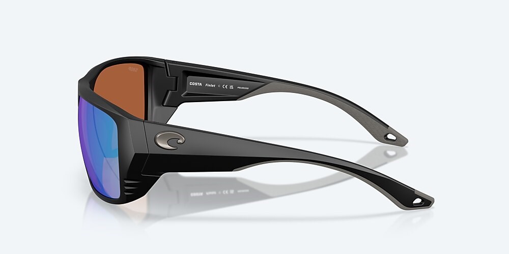Costa Del Mar Finlet - Matte Black - Green Mirror Polarized Polycarbonate (580P)