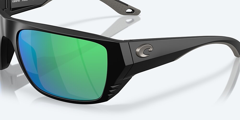 Costa Del Mar Finlet - Matte Black - Green Mirror Polarized Polycarbonate (580P)