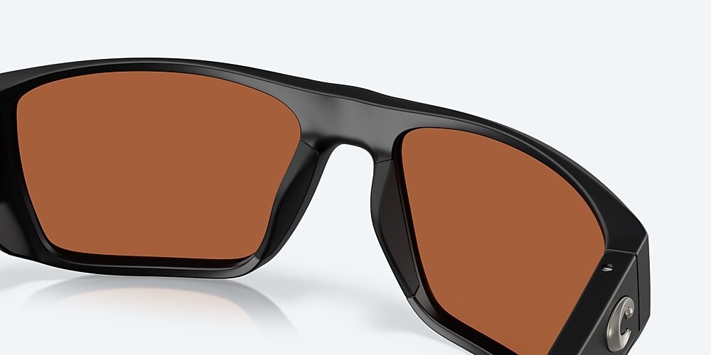 Costa Del Mar Finlet - Matte Black - Green Mirror Polarized Polycarbonate (580P)