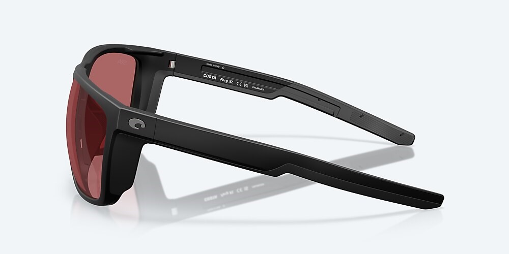 Costa Del Mar Ferg XL - Matte Black - Rose Polarized Glass (580G)