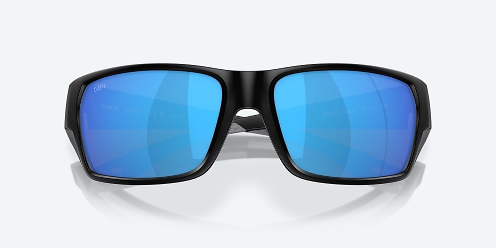 Costa Del Mar Tailfin - Matte Black - Blue Mirror Polarized Glass (580G)