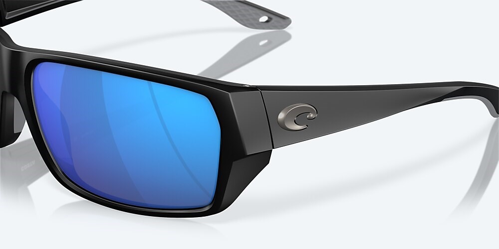 Costa Del Mar Tailfin - Matte Black - Blue Mirror Polarized Glass (580G)