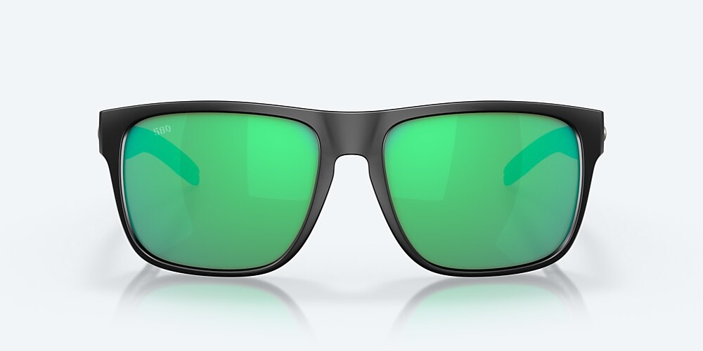 Costa Del Mar Spearo XL - Matte Black - Green Mirror Polarized Glass (580G)