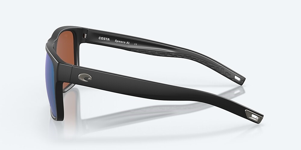 Costa Del Mar Spearo XL - Matte Black - Green Mirror Polarized Glass (580G)