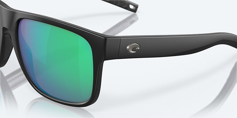 Costa Del Mar Spearo XL - Matte Black - Green Mirror Polarized Glass (580G)