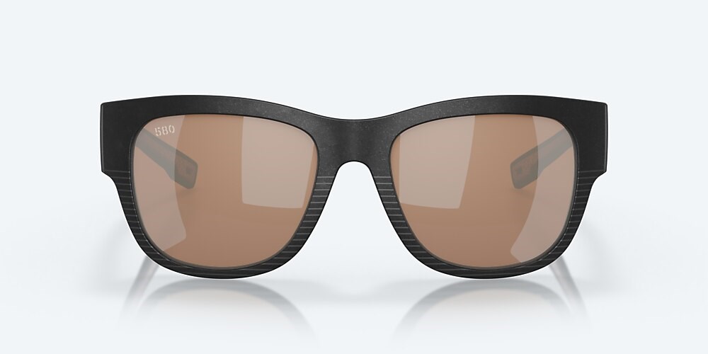 Costa Del Mar Caleta - Net Black - Copper Silver Mirror Polarized Glass (580G)