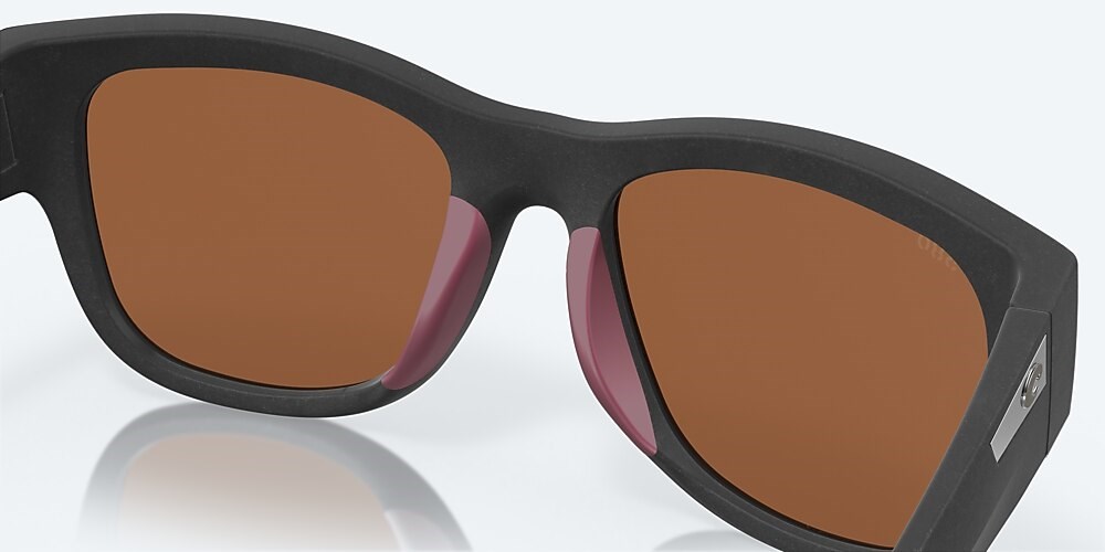 Costa Del Mar Caleta - Net Black - Copper Silver Mirror Polarized Glass (580G)