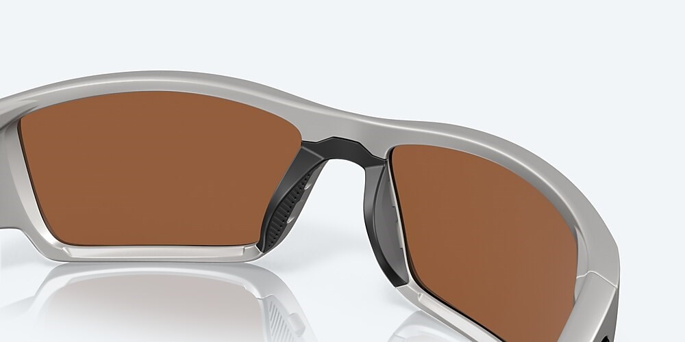 Costa Del Mar Corbina PRO - Metallic Silver - Copper Silver Mirror Polarized Glass (580G)