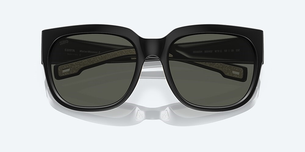Costa Del Mar Waterwoman 2 - Matte Black - Gray Polarized Glass (580G)