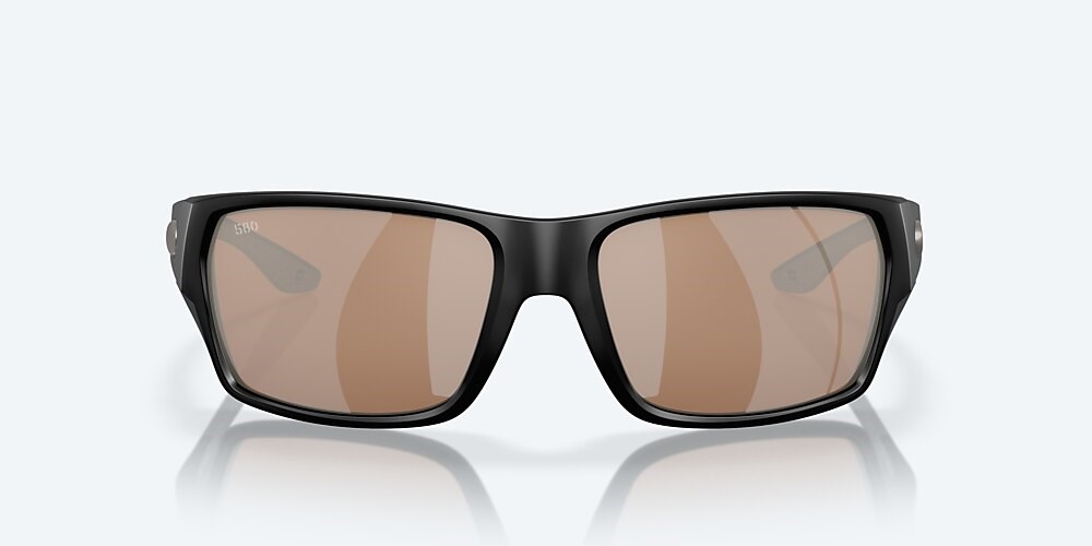 Costa Del Mar Tailfin - Matte Black - Copper Silver Mirror Polarized Glass (580G)