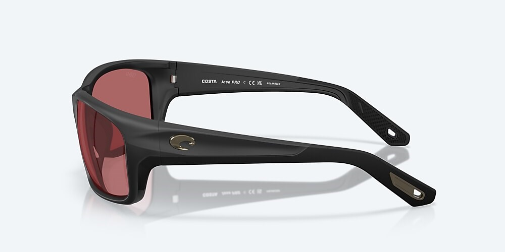 Costa Del Mar Jose PRO - Matte Black - Rose Polarized Glass (580G)