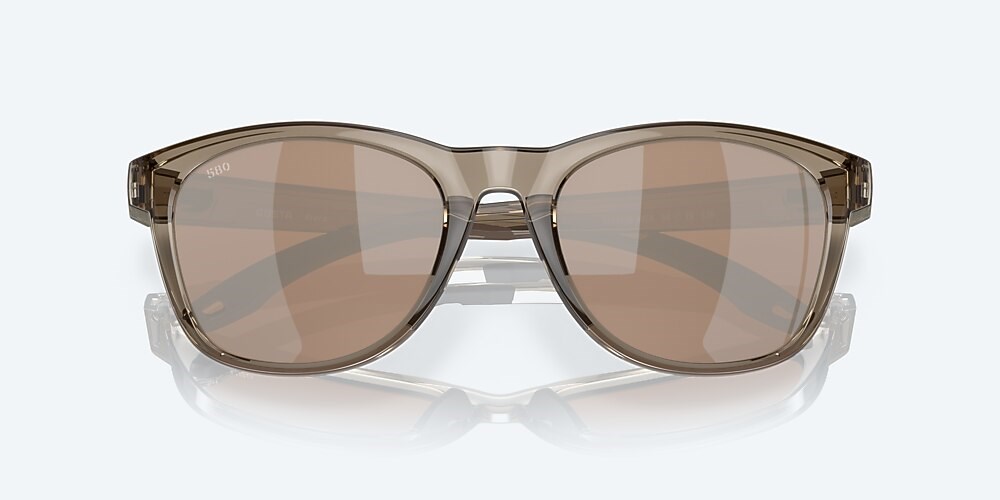 Costa Del Mar Aleta - Taupe Crystal - Copper Silver Mirror Polarized Glass (580G)