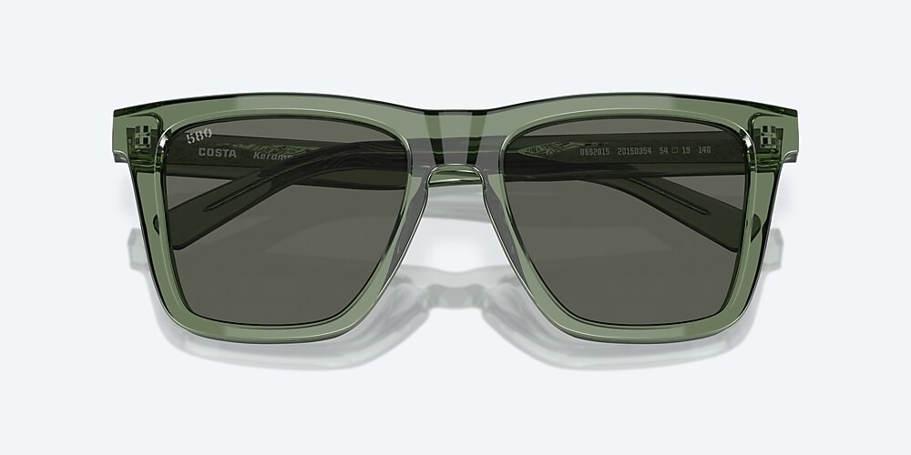 Costa Del Mar Keramas - Olive - Gray Polarized Glass (580G)