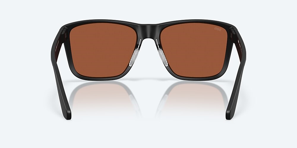 Costa Del Mar Los Alijos - Matte Black - Green Mirror Polarized Glass (580G)