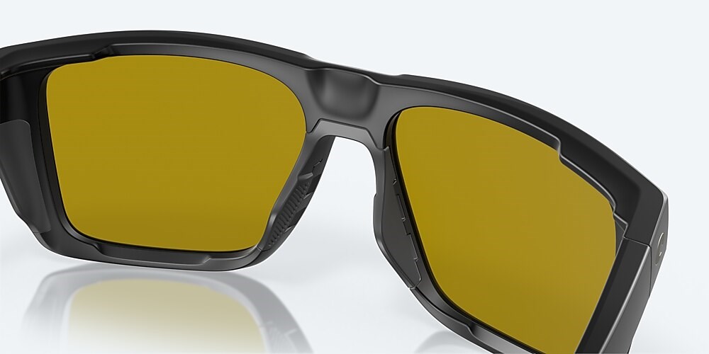 Costa Del Mar Lido - Matte Black - Sunrise Silver Mirror Polarized Glass (580G)