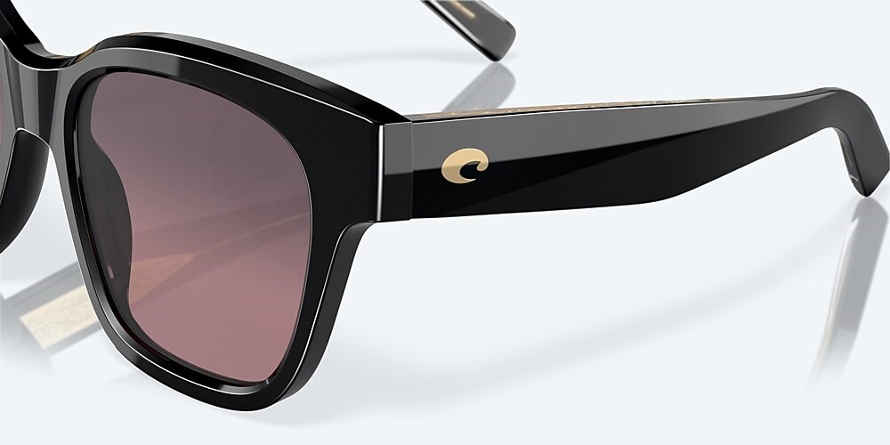 Costa Del Mar Nusa - Black - Rose Gradient Polarized Glass (580G)