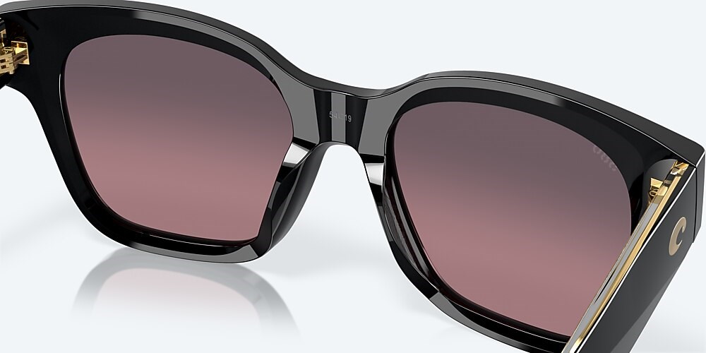 Costa Del Mar Nusa - Black - Rose Gradient Polarized Glass (580G)