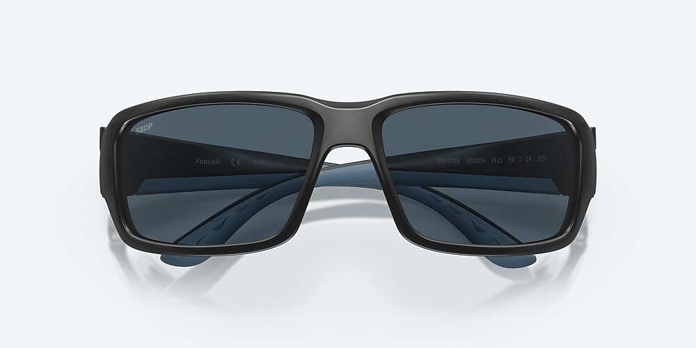 Costa Del Mar Fantail - Matte Black - Gray Polarized Polycarbonate (580P)