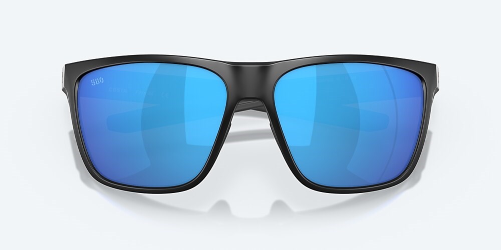 Costa Del Mar Ferg XL - Matte Black - Blue Mirror Polarized Glass (580G)