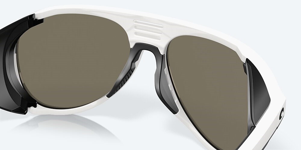 Costa Del Mar Grand Catalina - Hull White - Blue Mirror Polarized Glass (580G)