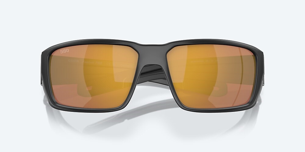 Costa Del Mar Fantail PRO - Matte Black - Gold Mirror Polarized Glass (580G)