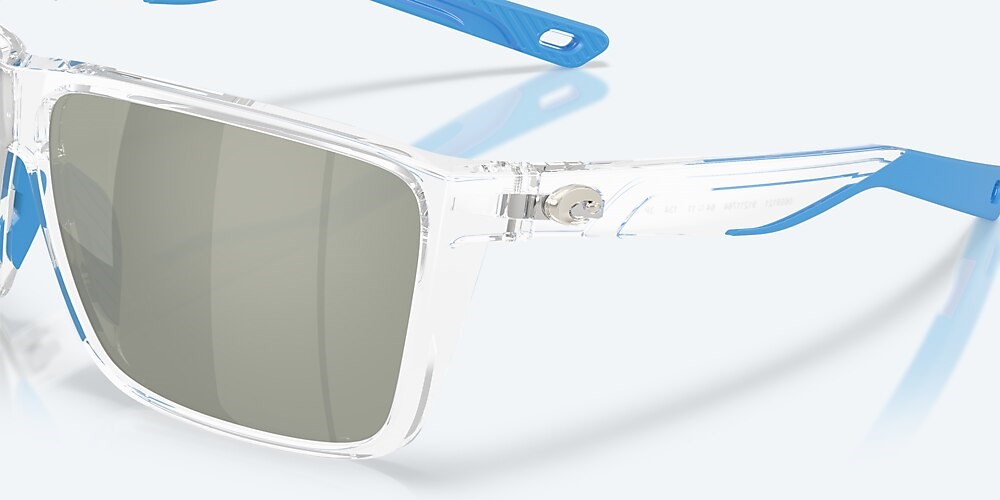 Costa Del Mar Rincon II - Polished Clear - Gray Silver Mirror Polarized Glass (580G)
