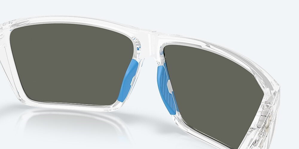 Costa Del Mar Rincon II - Polished Clear - Gray Silver Mirror Polarized Glass (580G)