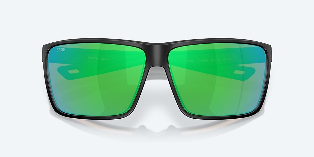 Costa Del Mar Rincon II - Matte Black - Green Mirror Polarized Polycarbonate (580P)