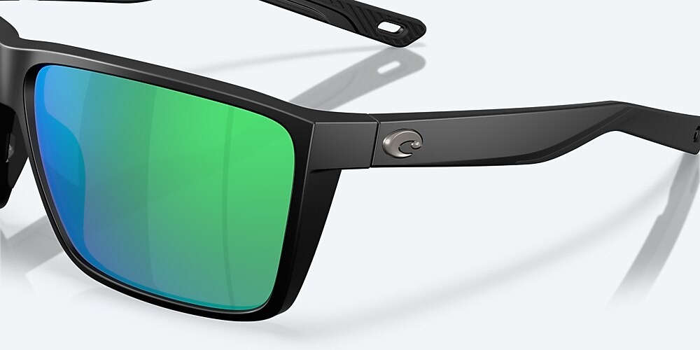 Costa Del Mar Rincon II - Matte Black - Green Mirror Polarized Polycarbonate (580P)