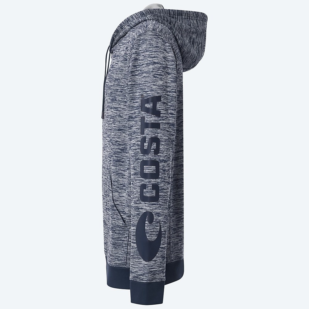 Costa Del Mar Tech Fleece Hoody - Navy Blue Heather