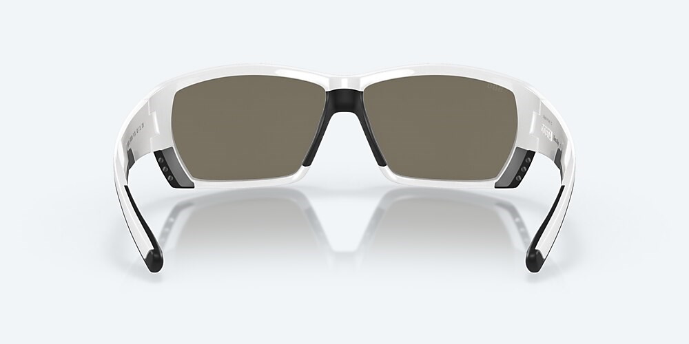 Costa Del Mar Tuna Alley - White - Blue Mirror Polarized Glass (580G)