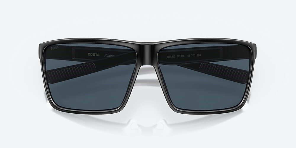 Costa Del Mar Rincon - Matte Black - Gray Polarized Polycarbonate (580P)