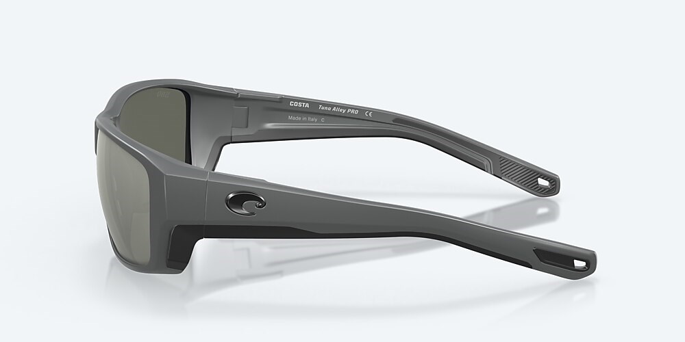 Costa Del Mar Tuna Alley PRO - Matte Gray - Gray Silver Mirror Polarized Glass (580G)