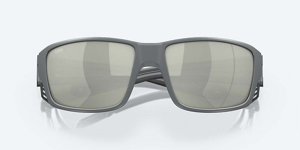 Costa Del Mar Tuna Alley PRO - Matte Gray - Gray Silver Mirror Polarized Glass (580G)