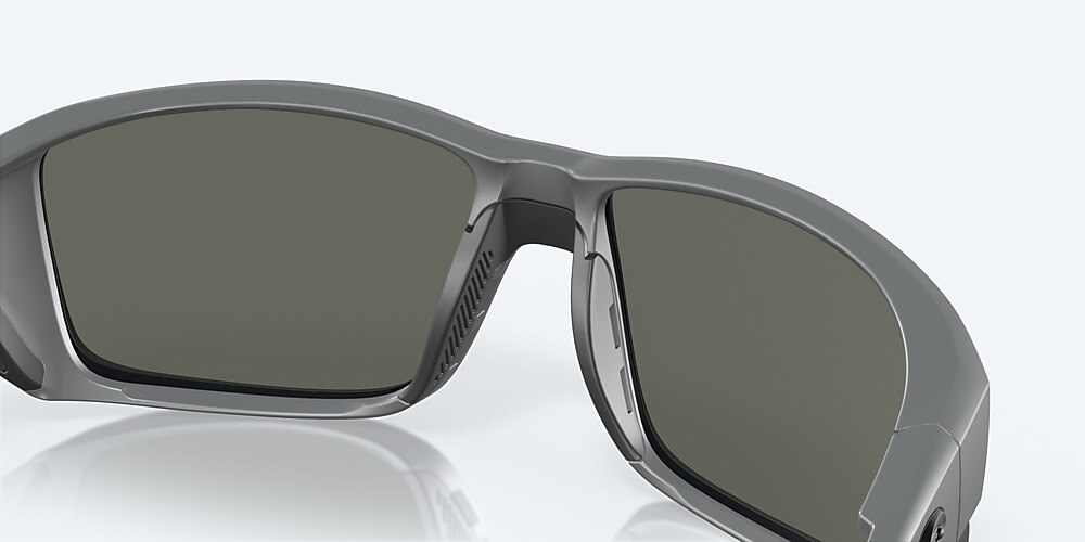 Costa Del Mar Tuna Alley PRO - Matte Gray - Gray Silver Mirror Polarized Glass (580G)