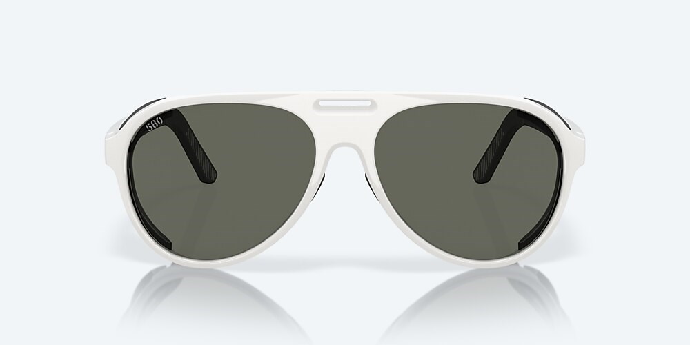 Costa Del Mar Grand Catalina - Hull White - Gray Polarized Glass (580G)