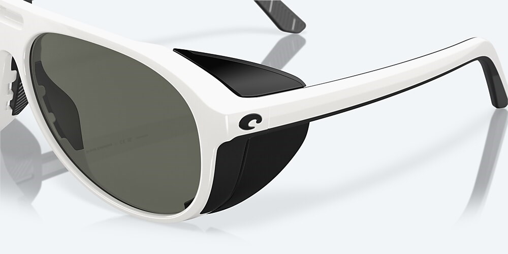 Costa Del Mar Grand Catalina - Hull White - Gray Polarized Glass (580G)
