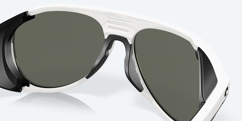 Costa Del Mar Grand Catalina - Hull White - Gray Polarized Glass (580G)