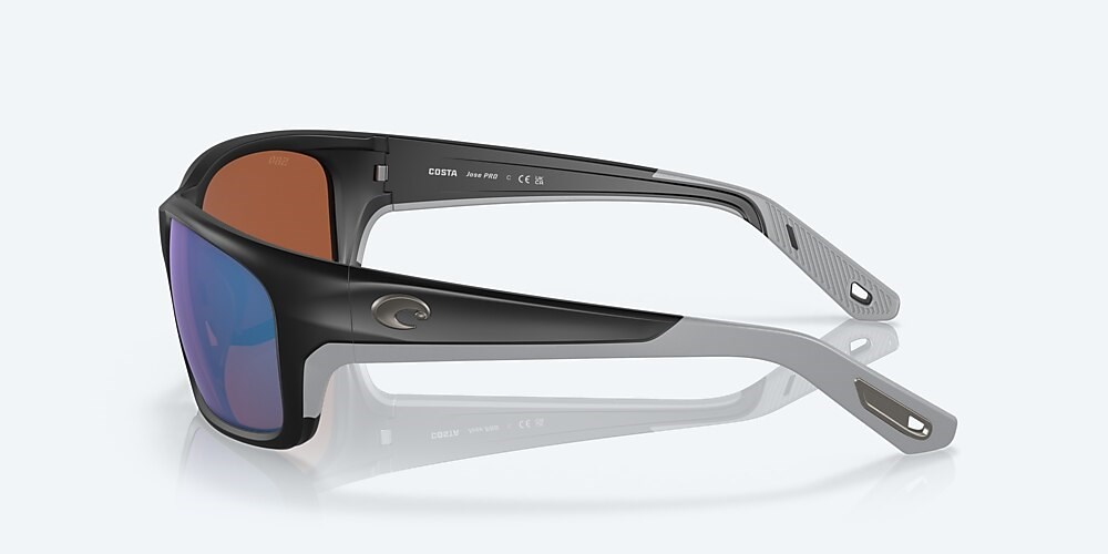 Costa Del Mar Jose PRO - Matte Black - Green Mirror Polarized Glass (580G)