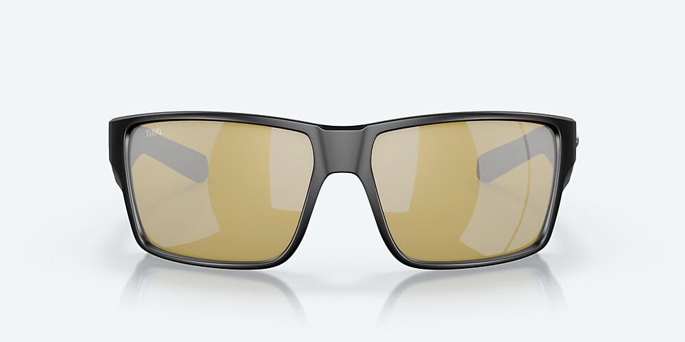 Costa Del Mar Reefton PRO - Matte Black - Sunrise Silver Mirror Polarized Glass (580G)
