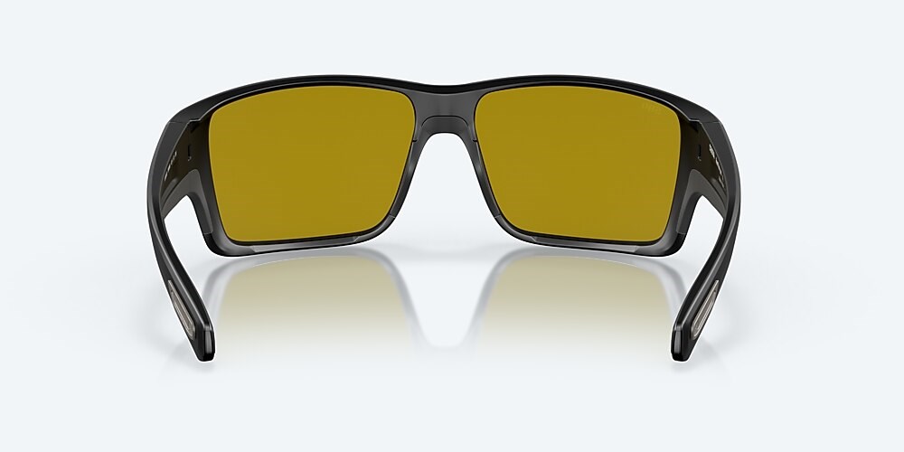 Costa Del Mar Reefton PRO - Matte Black - Sunrise Silver Mirror Polarized Glass (580G)