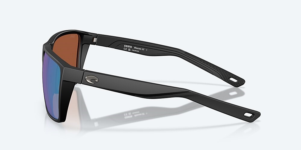 Costa Del Mar Rincon II - Matte Black - Green Mirror Polarized Glass (580G)