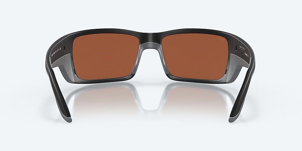 Costa Del Mar Permit - Matte Black - Green Mirror Polarized Glass (580G)